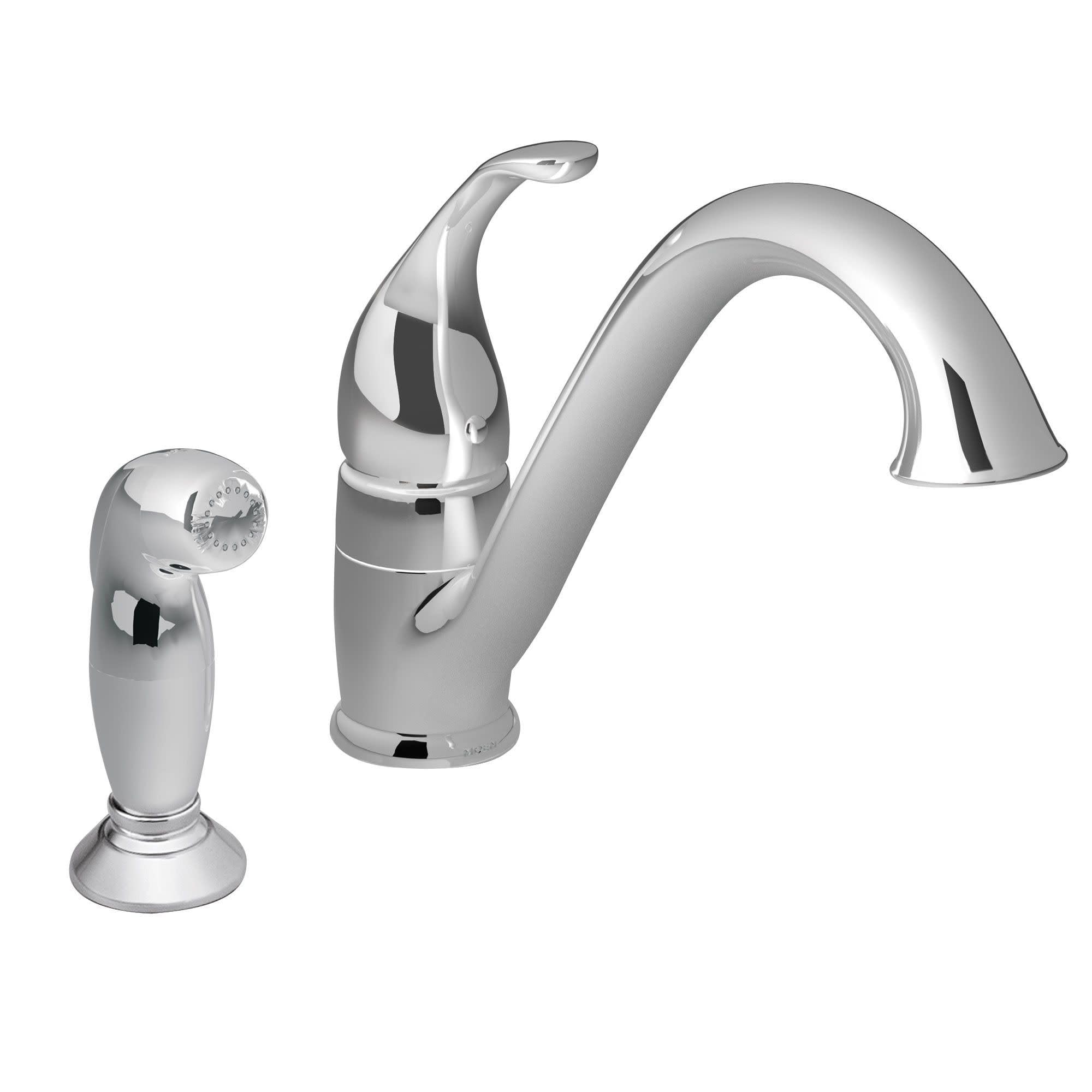 Moen Camerist One Handle Low Arc Kitchen Faucet in Chrome - 7840