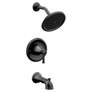 Moen Belfield Posi Temp Tub and Shower Trim Kit with Eco Performance Showerhead in Matte Black - T2313EPBL