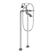 Moen Weymouth Two Handle Tub Filler with Lever Handles and Handshower in Chrome - S22110