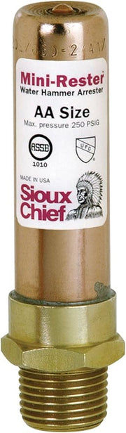 Sioux Chief 660-G2 Mini Water Hammer Arrester 1/2 Inch MIP