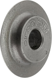RIDGID replacement cutting wheel with central axle hole and "RIDGID" text embossed on face.