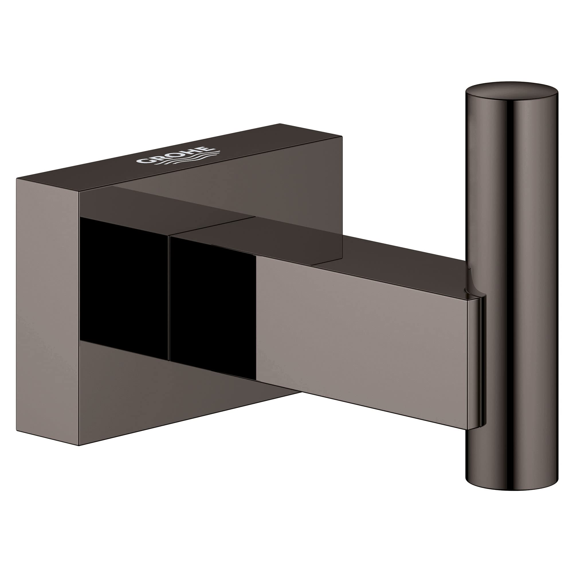 Grohe Essentials Cube 40511A01 Robe Hook in Grohe Hard Graphite - 2 pack
