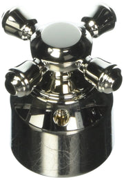 Delta Cassidy H595PN Metal Cross Handle Kit - Transfer Valve in Polished Nickel Finish