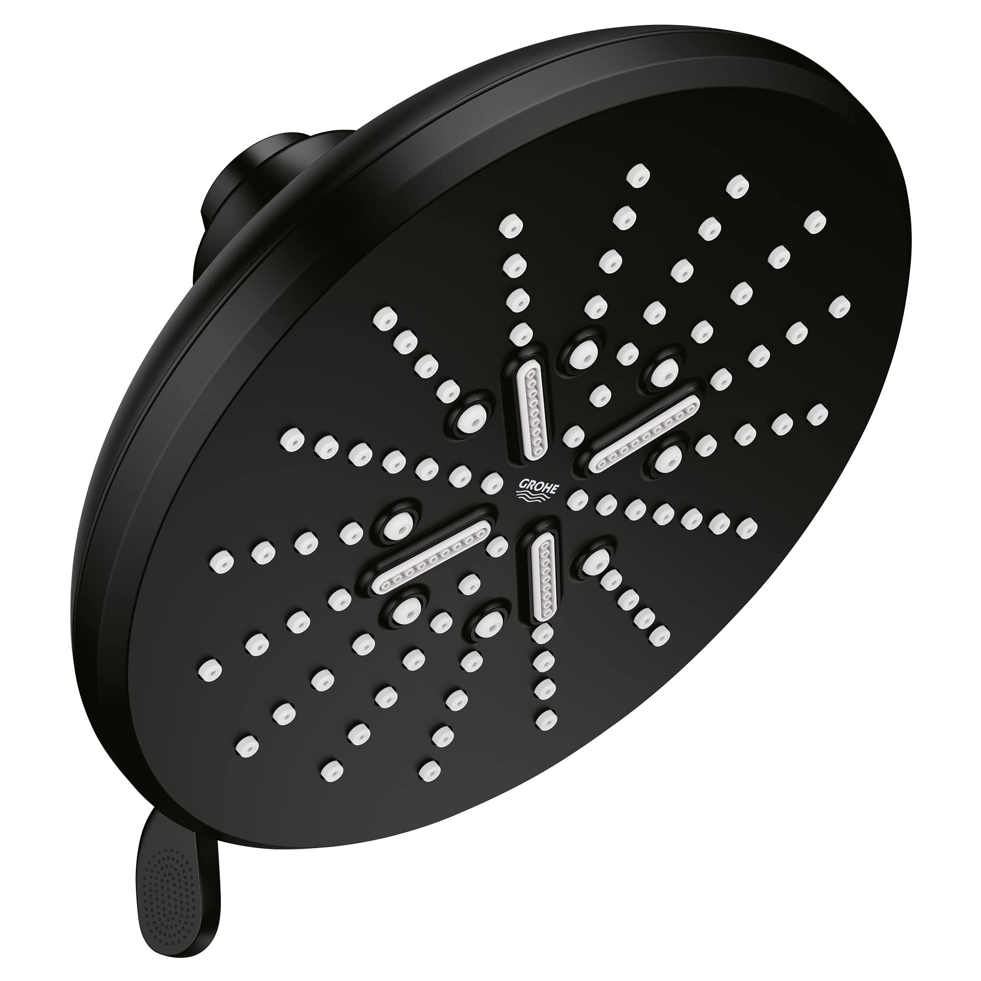 Grohe Rainshower 267892430 Shower Head, 6-1/2" - 3 Sprays, 1.75gpm in Matte Black