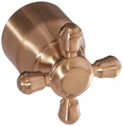 Delta Cassidy H595CZ Metal Cross Handle Kit - Transfer Valve in Champagne Bronze Finish