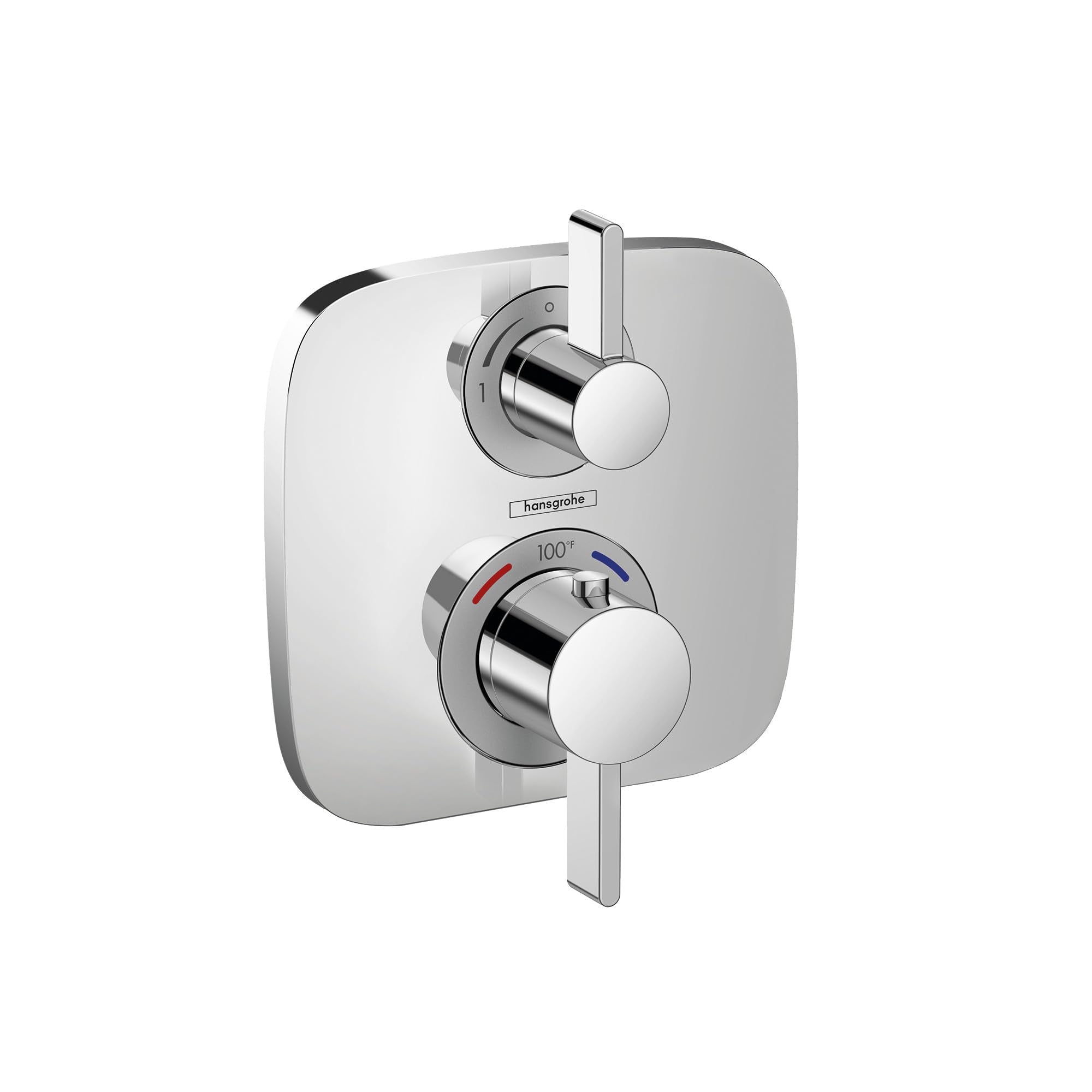 Hansgrohe 15708001 Ecostat E Thermostatic Trim with Volume Control and Diverter in Chrome