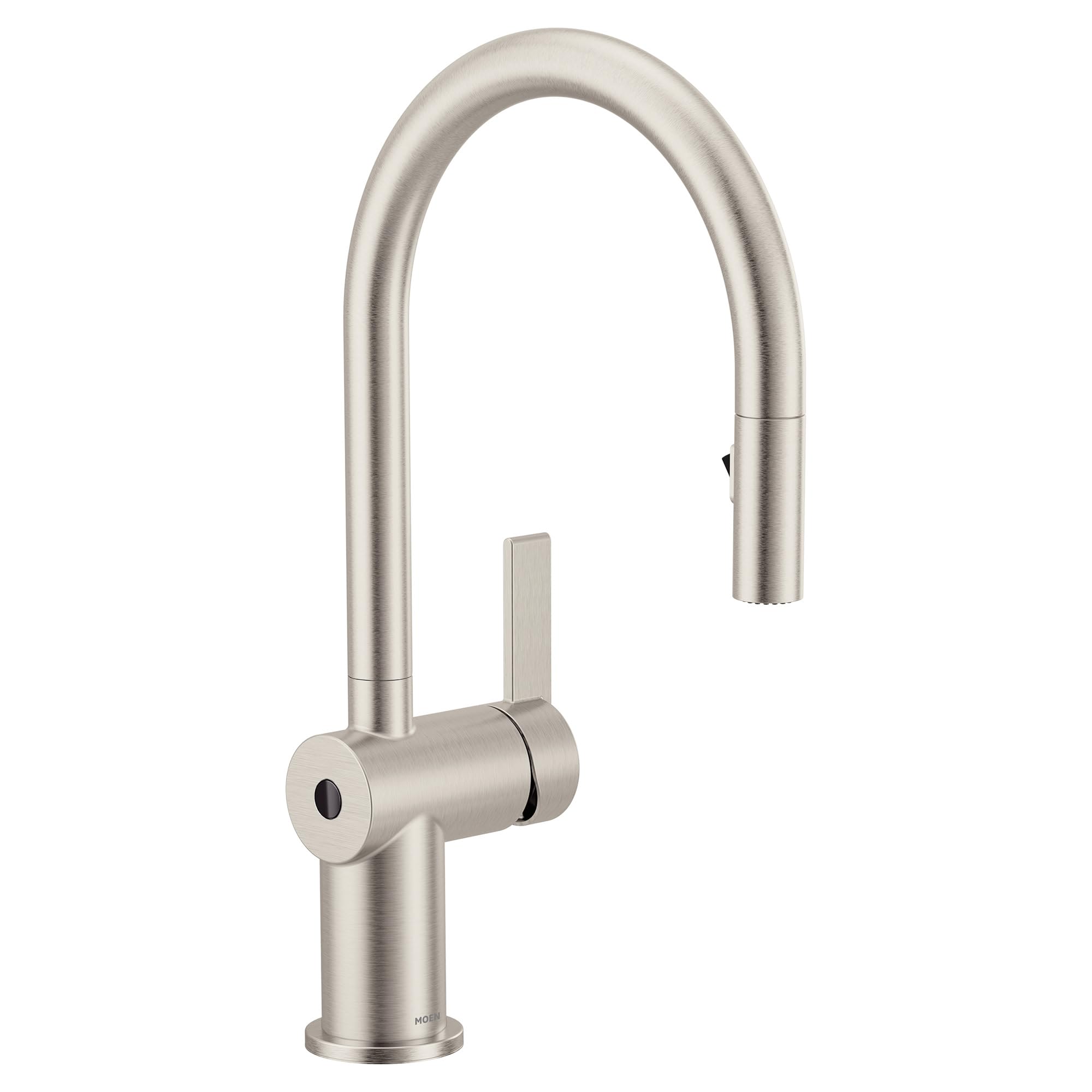 Moen Spot Resist Stainless Cia Motionsense Wave Sensor Touchless One Handle Pulldown Kitchen Faucet Featuring Power Clean Includes Optional Accents in Spot Resist Stainless - 7622EWSRS