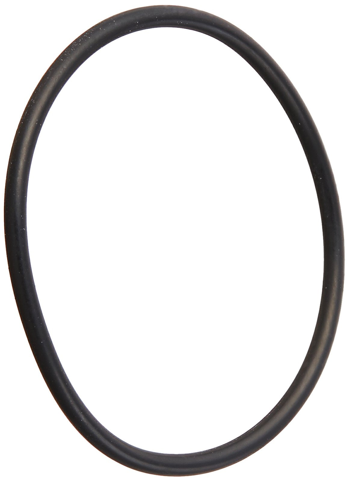 Black rubber o-ring with smooth circular profile and even cross-section throughout.
