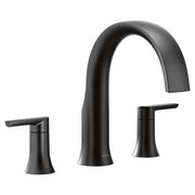 Moen Doux Two Handle Roman Tub Faucet in Matte Black - TS983BL