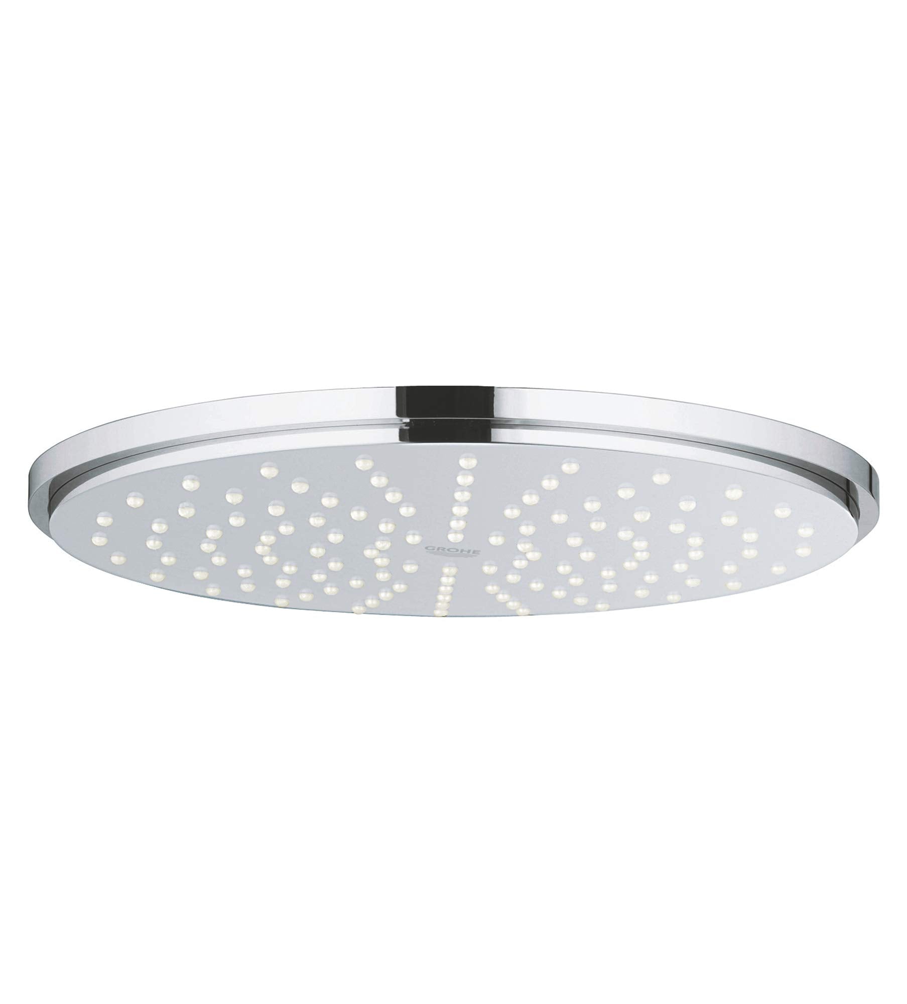 Grohe Rainshower 27814001 210 Shower Head, 8" - 1 Spray, 1.75 gpm in Grohe Chrome
