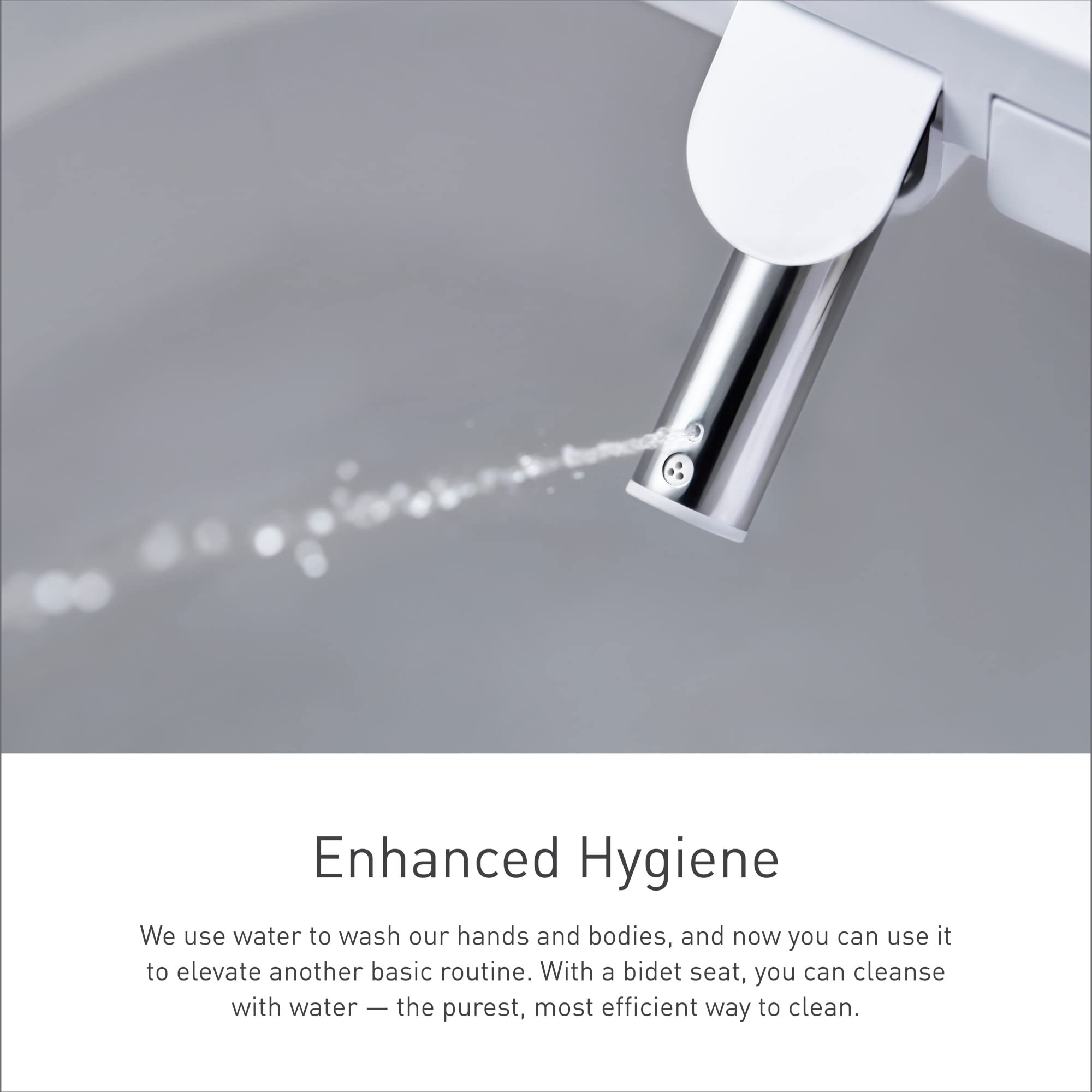 Moen 5 Series Tankless One Piece Elongated Bidet Toilet with UV Sterilization and Hands Free Functionality in White - ET2200