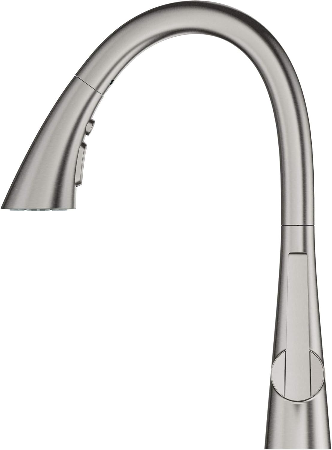 Grohe 32298DC3 Zedra Single-Handle Pull Down Kitchen Faucet Triple Spray 1.75 GPM In Supersteel Finish