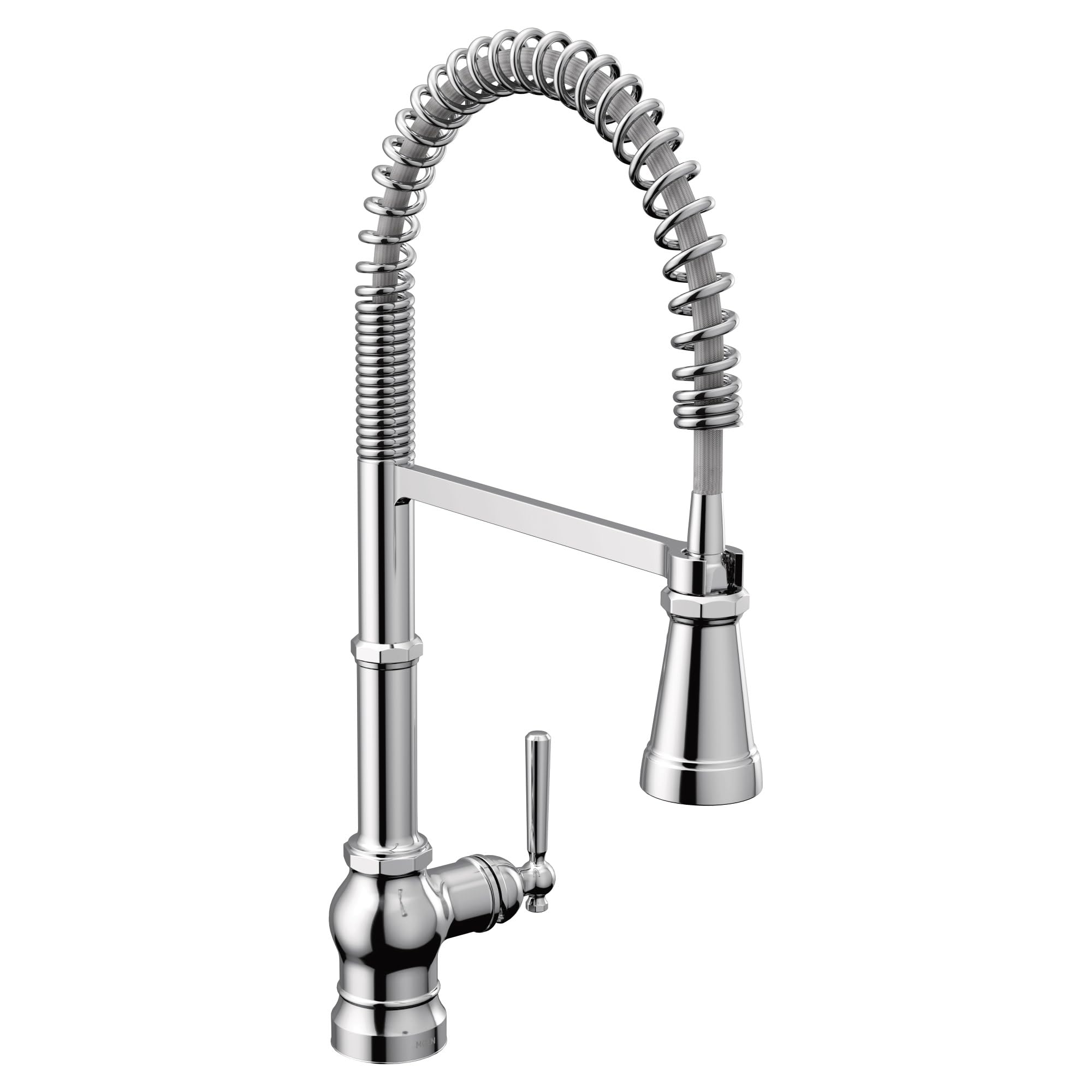 Moen Paterson One Handle Pre Rinse Spring Pulldown Kitchen Faucet with Power Boost in Chrome - S72103