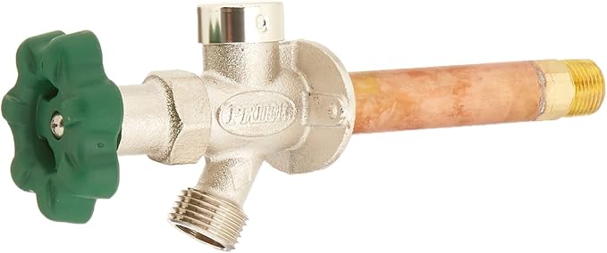 Prier 4 Inch Quarter-Turn Frost Free Anti-Siphone Outdoor Hydrant with 1/2 inch MPT - P-164D04