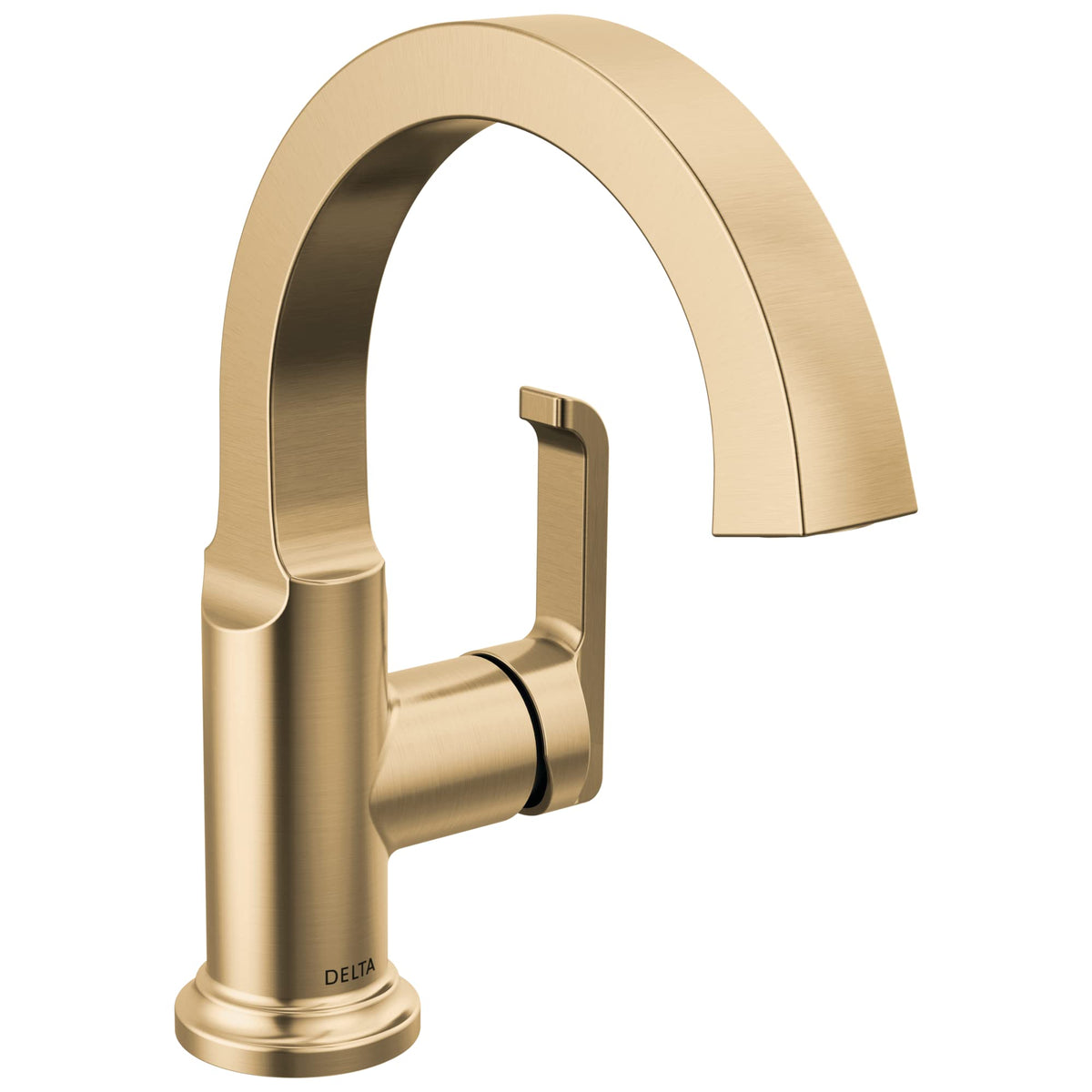 Delta Tetra 1.2 GPM Single Hole Bathroom Faucet with Drain