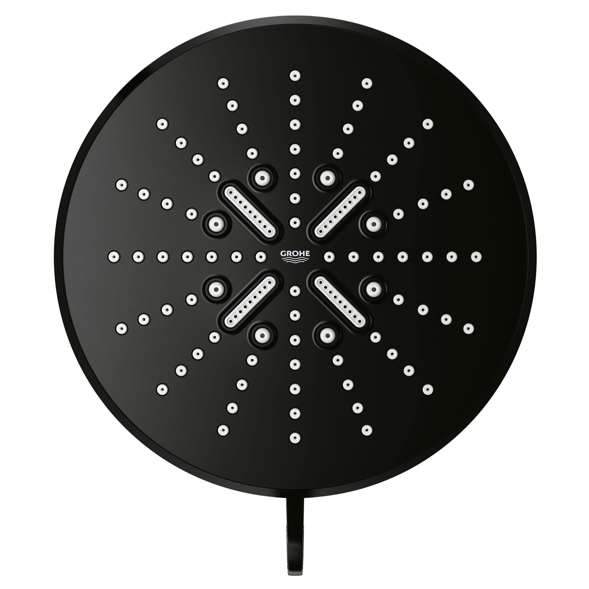 Grohe Rainshower 267892430 Shower Head, 6-1/2" - 3 Sprays, 1.75gpm in Matte Black