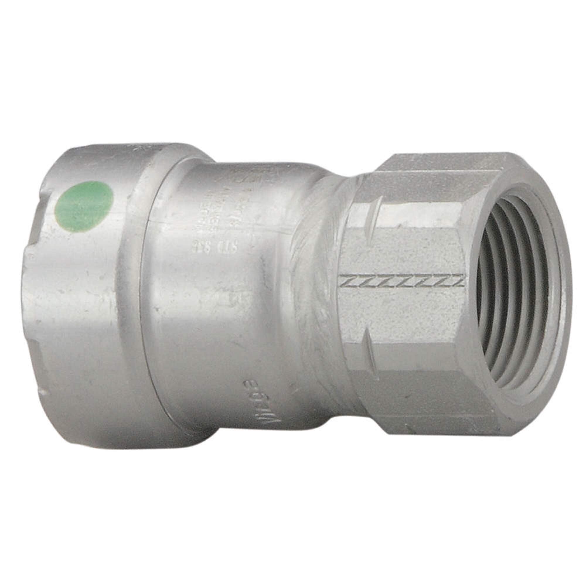 Viega MegaPress 1-1/2" Press x Press Adapter in Carbon Steel, Zinc-Nickel Coating - 25150