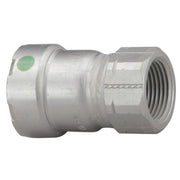 Viega MegaPress 1-1/4" Press x Female Thread Adapter in Carbon Steel, Zinc-Nickel Coating - 25145