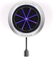 Insinkerator LEDefense Garbage Disposal Flange with Antimicrobial LED - Stainless Steel