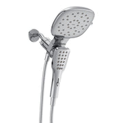 Moen Verso Infiniti Dial Square Rain Shower Head with Detachable Hand Shower Combo 7 Inch Spray Head in Chrome - 220C5