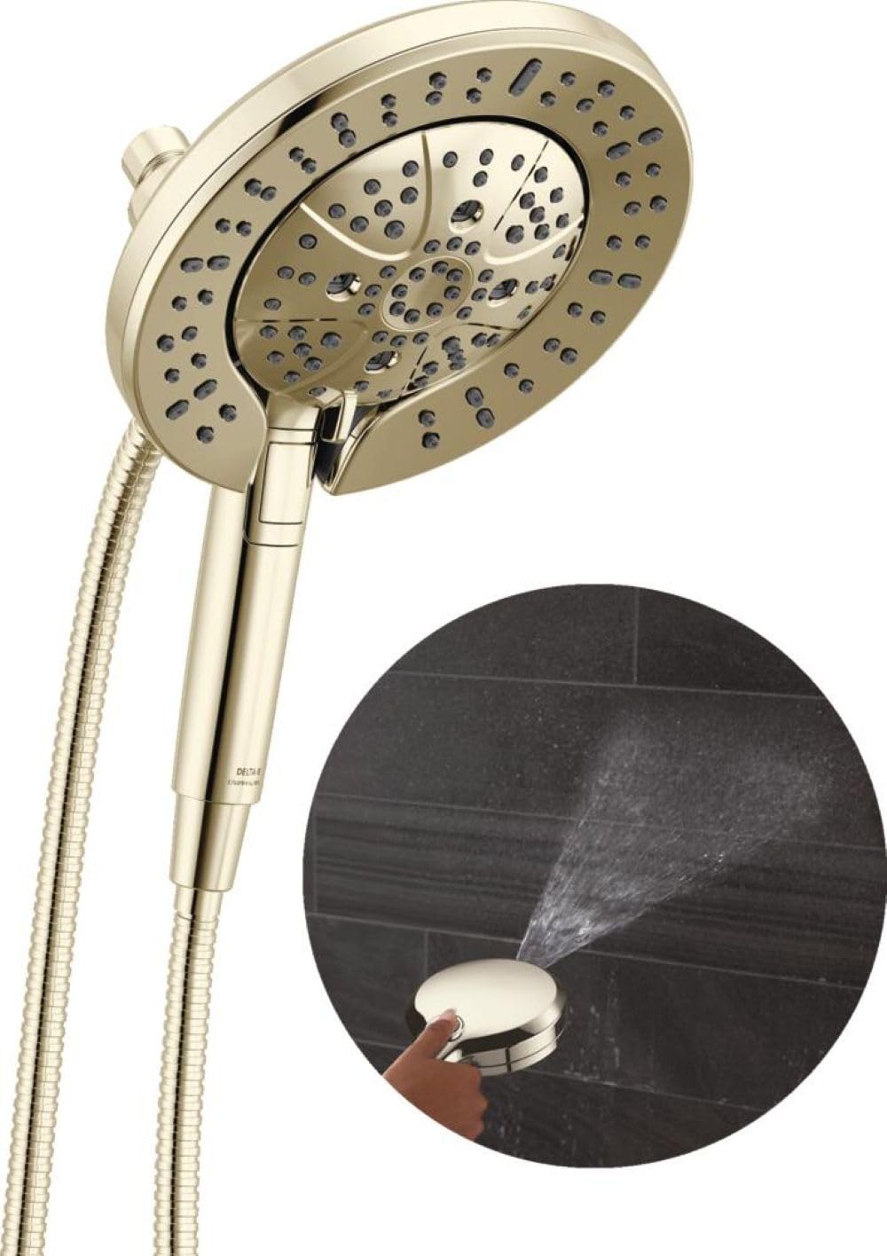 Delta In2ition 1.75 GPM 2-in-1 Multi-Function Shower Head with Hand Shower