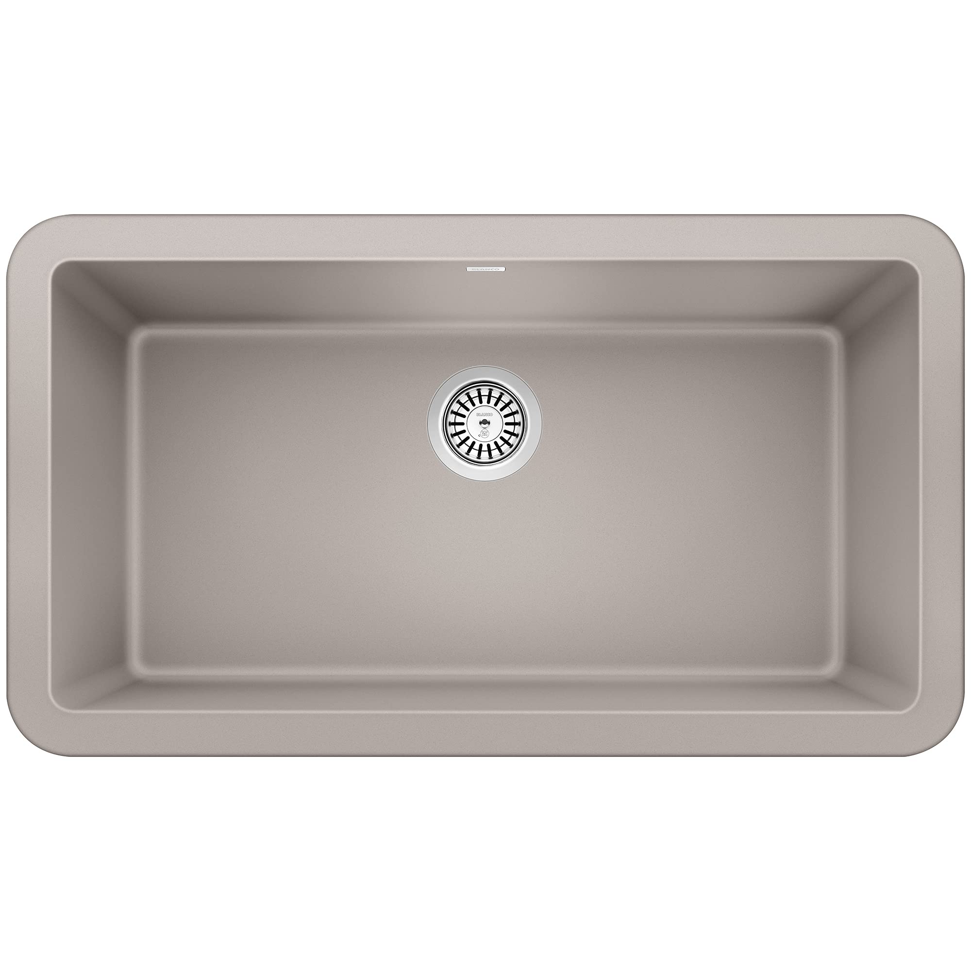 Blanco 33" Apron Front Single Bowl Farmhouse Sink in Concrete Gray - 402320