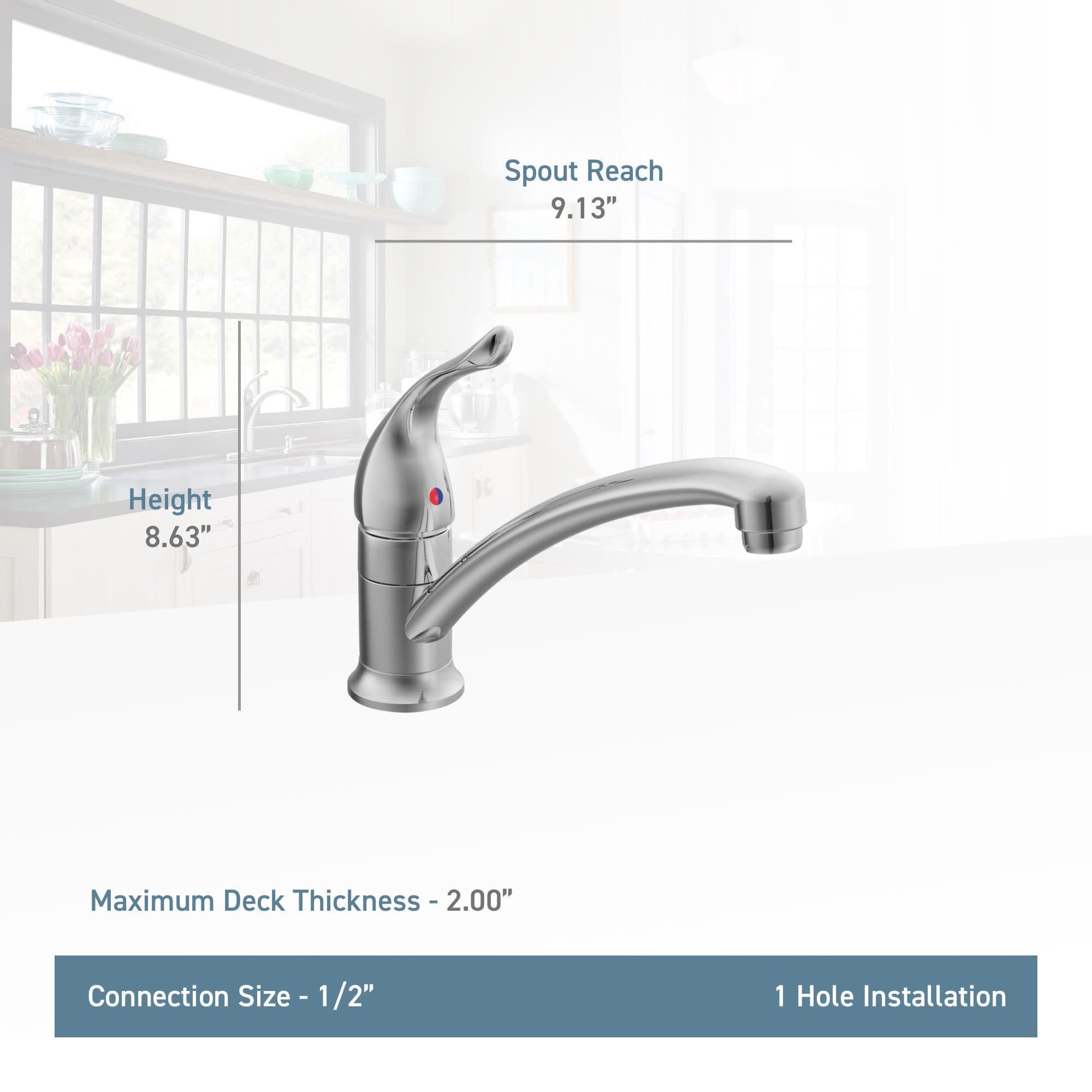 Moen Single-Handle Kitchen Faucet - 7423