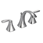 Moen Voss Two Handle Adjustable Widespread Bathroom Faucet Trim Kit in Chrome - T6905