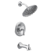 Moen Brantford Posi Temp Tub and Shower Trim Kit with 8 Inch Eco Performance Rainshower in Chrome - T2253EP