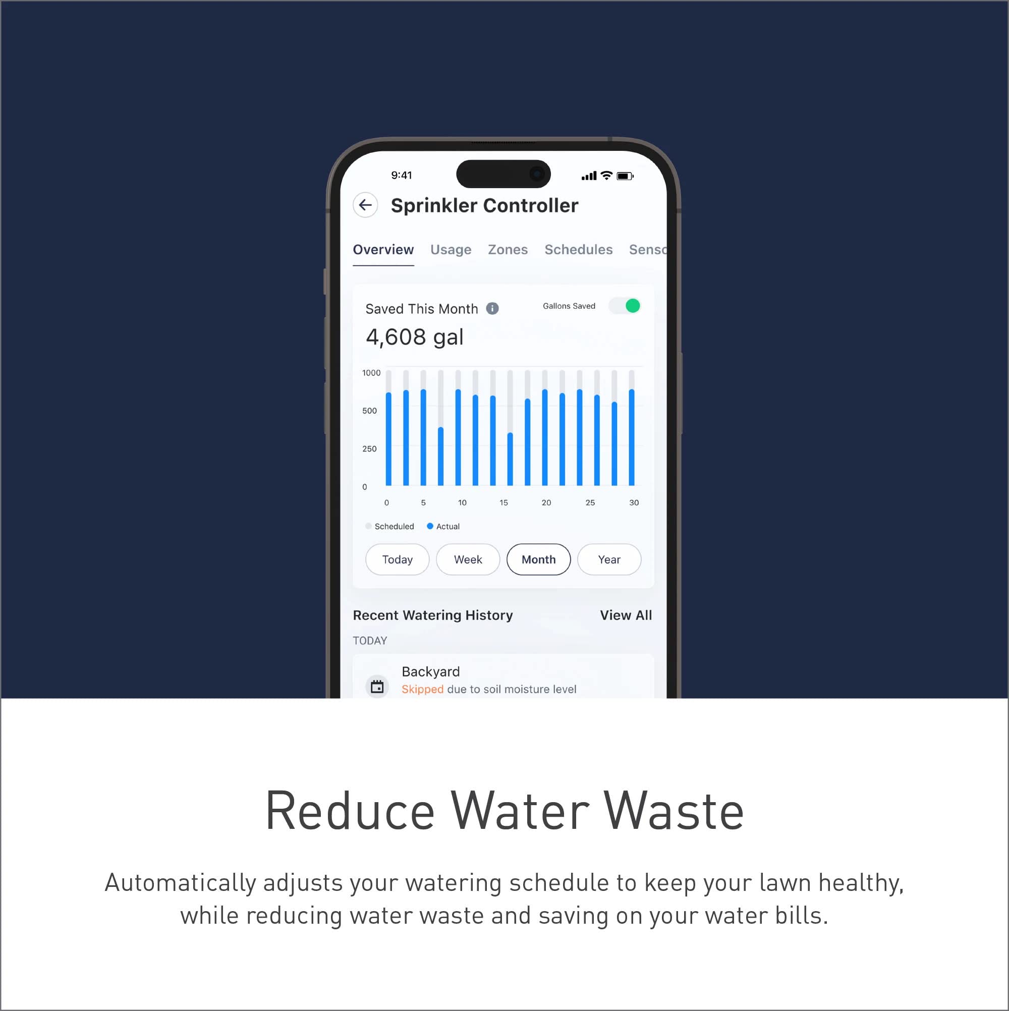 Moen Smart Wireless Soil Sensor Automatic Moisture Meter Measurement for Lawn Plant Water Meter for Exterior Enclosures in Black - WISNS002G1USA
