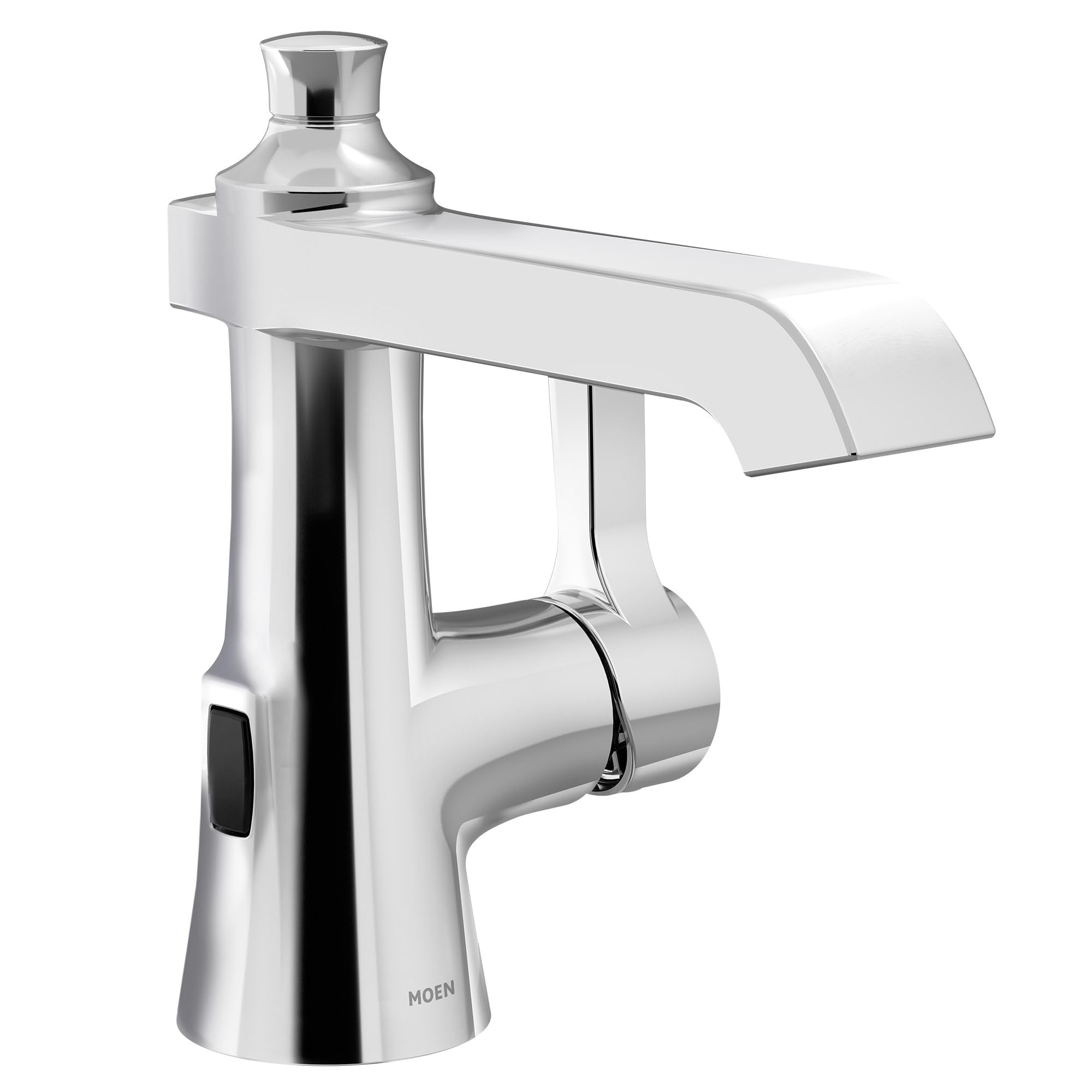 Moen Flara Motionsense Wave Touchless Single Handle Bathroom Sink Faucet in Chrome - S6981EW