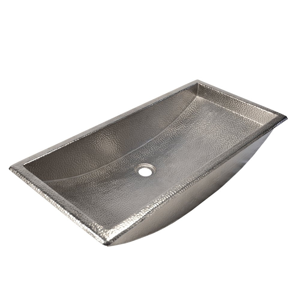 Native Trails CPS500 Trough 30" Bathroom Sink: Brushed Nickel