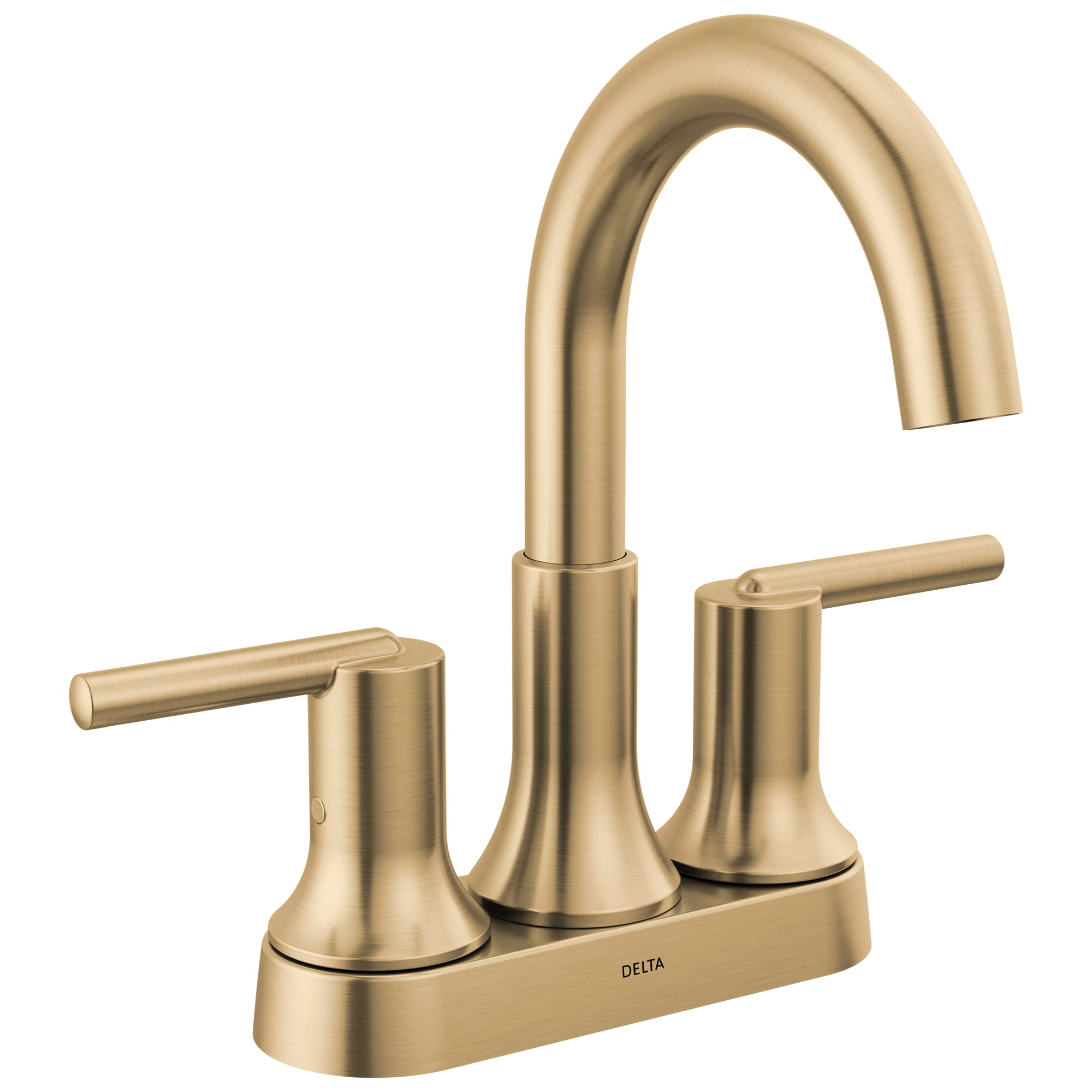 Delta Trinsic Two Handle Centerset Bathroom Faucet with Metal Drain & Pop Up