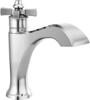Delta Dorval Single Handle Bathroom Faucet with Cross Handle
