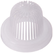 Grohe dirt strainer part 0676800M with vertical slat design in translucent white plastic.