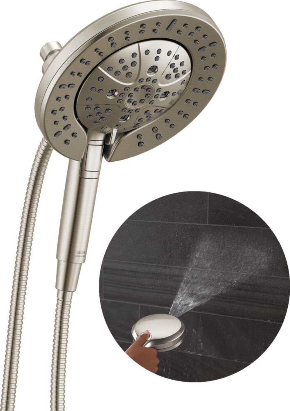 Delta In2ition 1.75 GPM 2-in-1 Multi-Function Shower Head with Hand Shower
