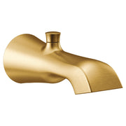 Moen Flara 1/2 Inch Slip Fit Connection Diverter Tub Spout in Brushed Gold - S989BG