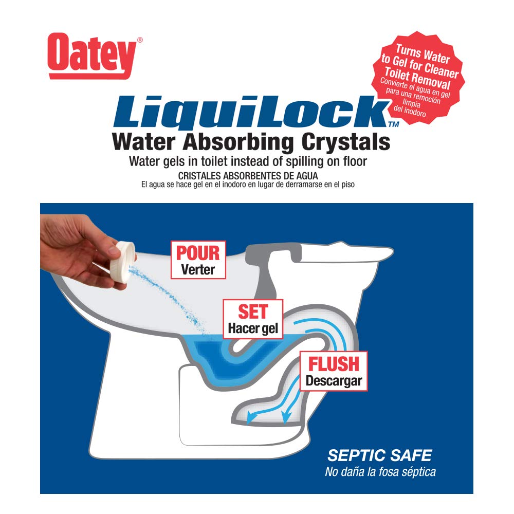 Oatey Water-Absorbing Crystals 16 oz Moisture Control Granules in White - 31420