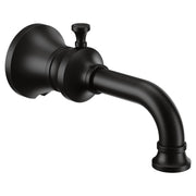 Moen Colinet Traditional Diverter Tub Spout with Slip fit CC Connection in Matte Black - S5000BL