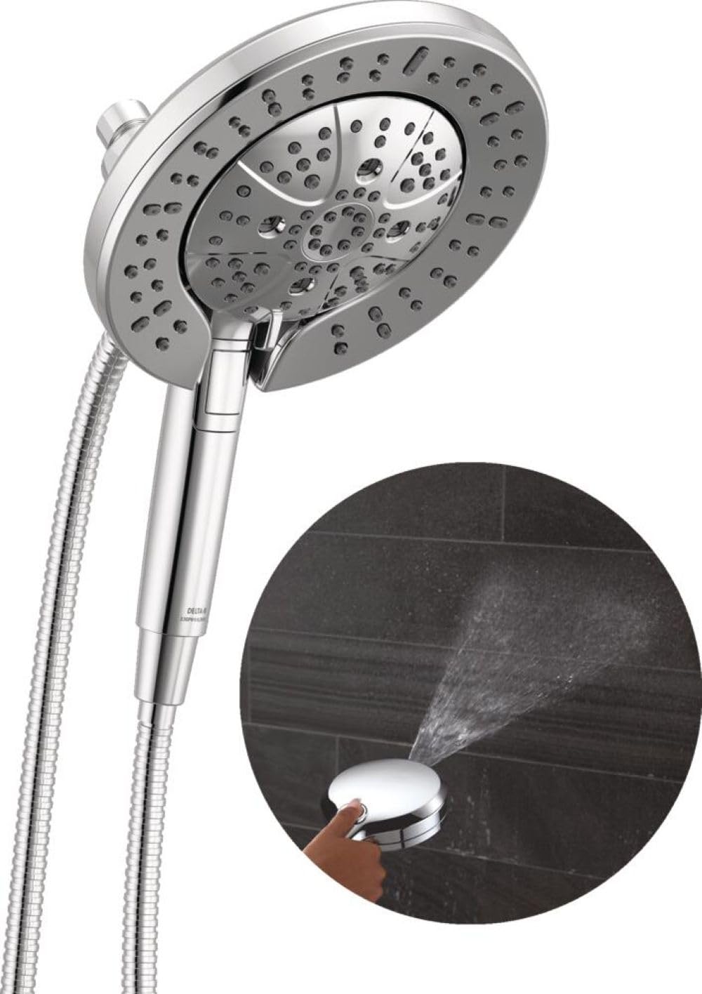 Delta In2ition 2.5 GPM 2-in-1 Multi-Function Shower Head with Hand Shower