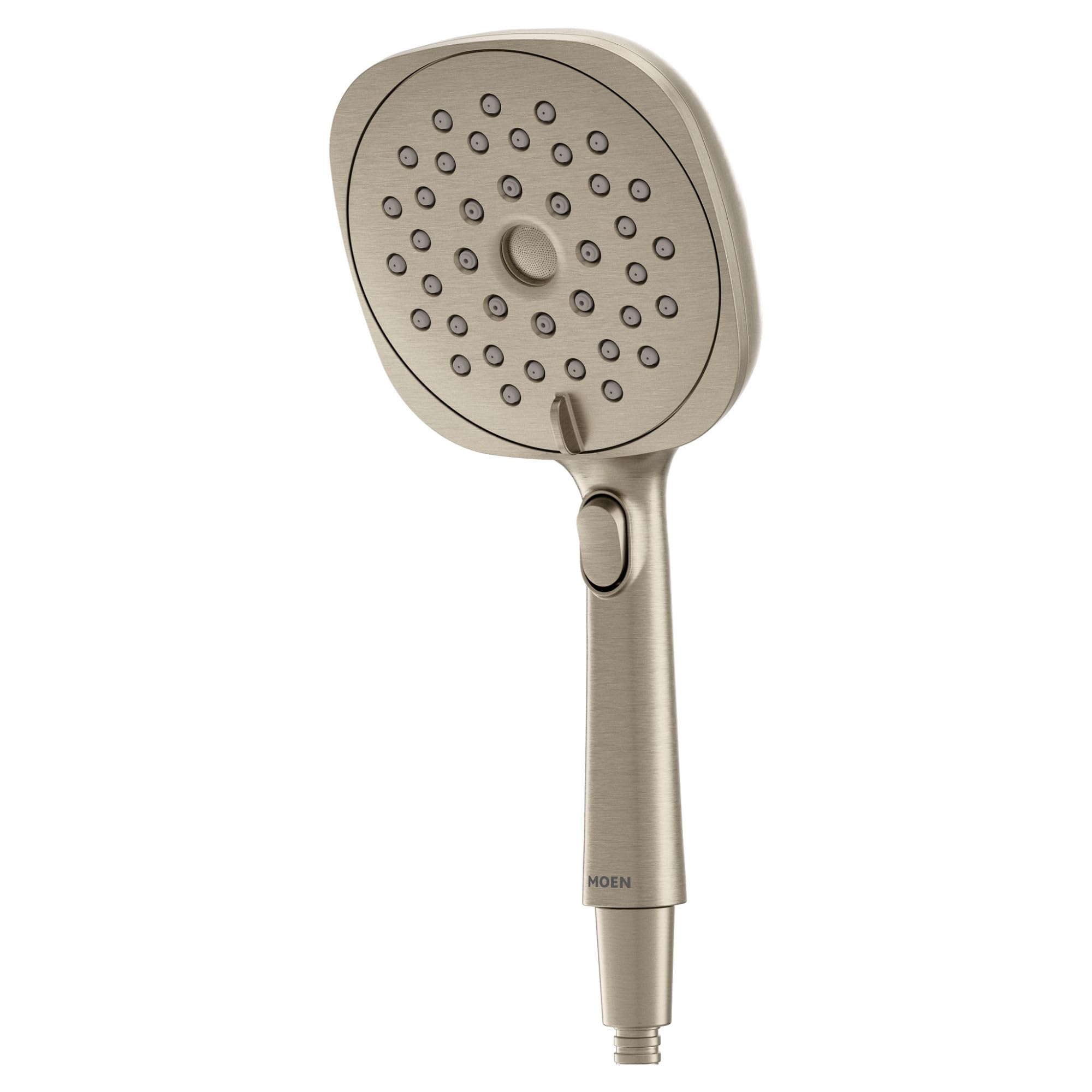 Moen Verso Infiniti Dial Square Handheld Shower 5 Inch Diameter Spray Head in Brushed Nickel - 220H5BN