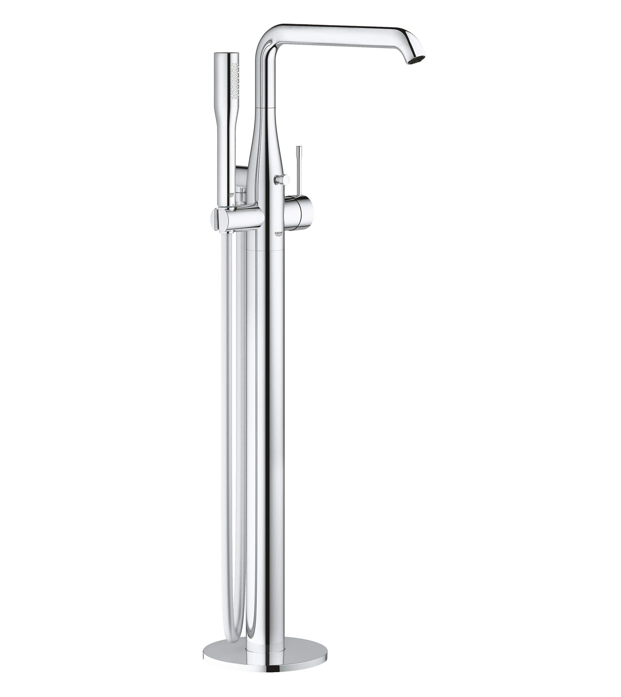 Grohe Essence 2349100A Single-Handle Freestanding Tub Faucet with 1.75 GPM Hand Shower in Grohe Chrome
