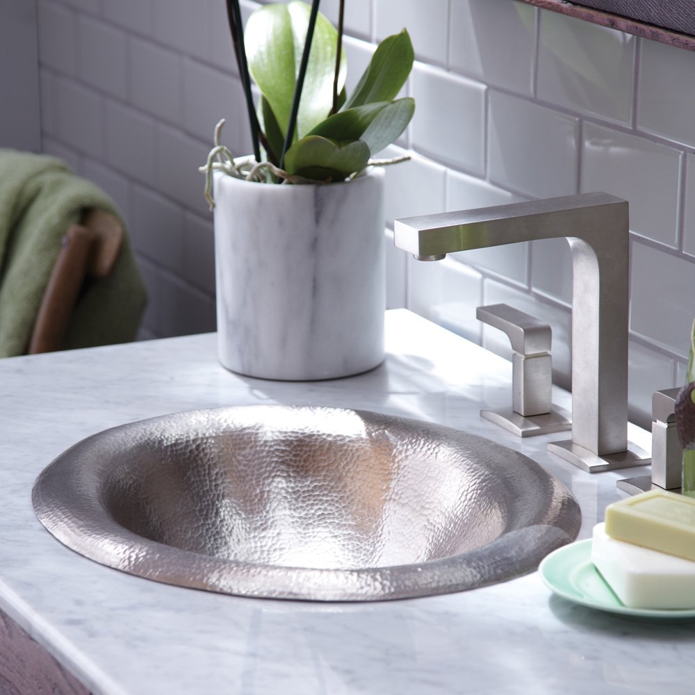 Native Trails CPS586 Maestro Bathroom Sink Lotus: Brushed Nickel