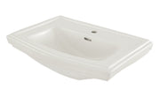 Toto Single-Hole Drop-In Bathroom Sink in Cotton White - LT780#01