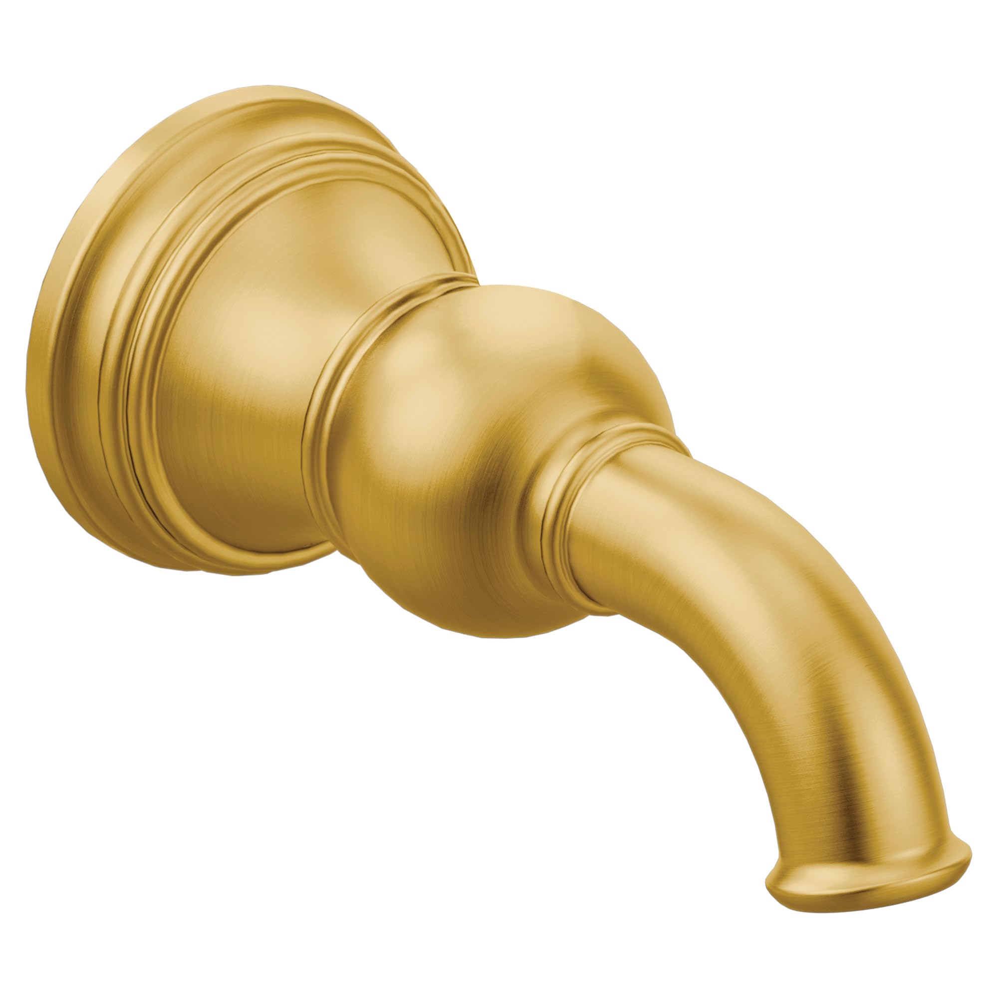 Moen Weymouth 1/2 Inch Slip Fit Connection Non Diverting Tub Spout in Brushed Gold - S12105BG