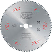 Freud 300mm circular saw blade with carbide-tipped teeth and center arbor hole, marked LU4A 0200.