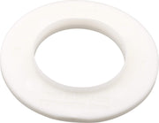 White round isolation spacer with oval center opening, flat profile.