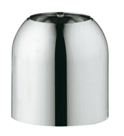 Chrome-plated cylindrical cap with rounded top and mounting ring, part number 46243000.