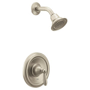 Moen Brantford Posi Temp Pressure Balancing Eco Performance Shower Valve Trim Kit in Brushed Nickel - T2152EPBN
