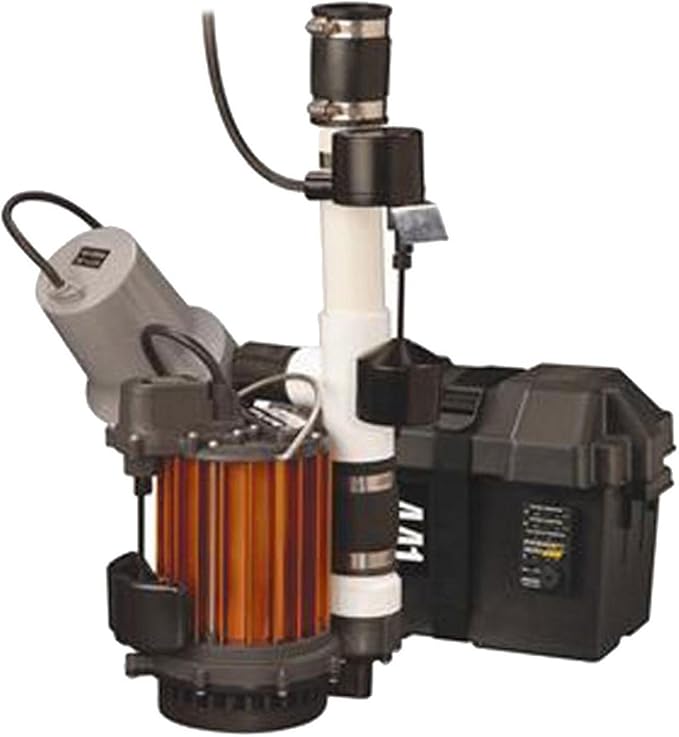 Liberty Pumps 1/2 HP Combination Primary and Backup Sump Pump System - PC457-441